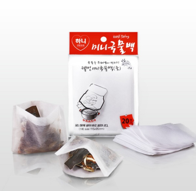 하니 미니국물백 중, 40개, 1개