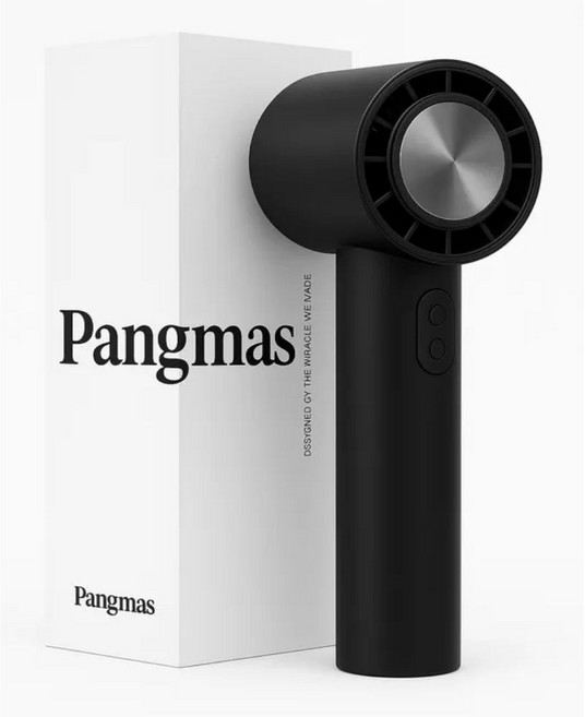 팡마스 냉각 에어컨 손 선풍기 미니 휴대용, 블랙