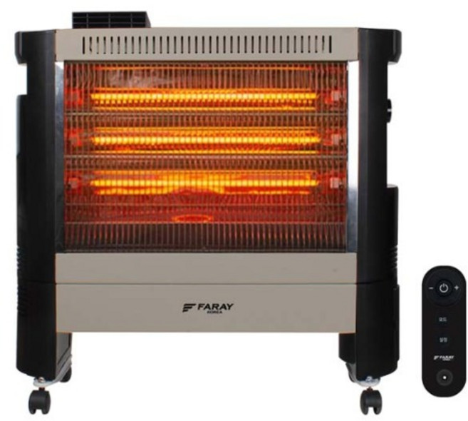 (전기 온풍기) 화레이 카본 원적외선 히터 FNEH-3900R 리모컨타입