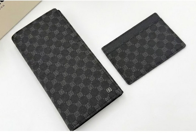 닥스 루이스 PVC 가죽 로고 DD 패턴 남성 장지갑 (선물포장)