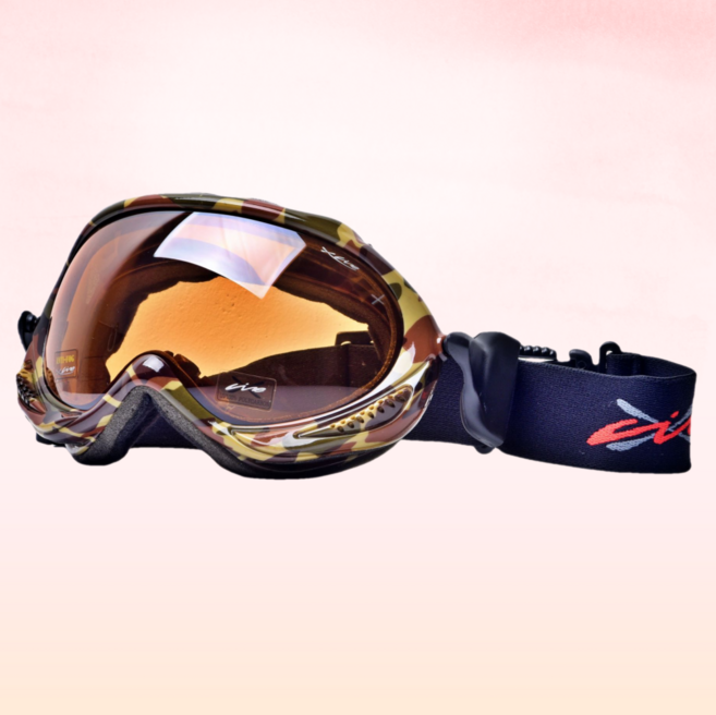 스키고글 스노우보드 오토바이 보드 주니어고글 스키용품 고글케이스, 4PP028밀리터리/오렌지, 1개