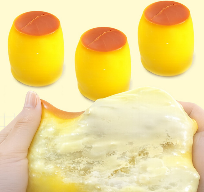 푸딩 크런치 말랑이 쫀득 바삭 스트레스볼 스퀴시 주물럭, 랜덤
