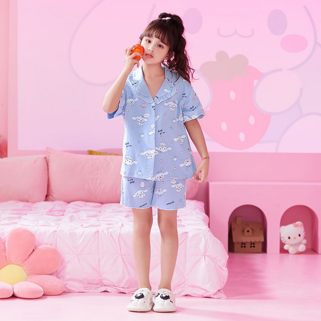프릴 여름 여아 잠옷 파자마세트