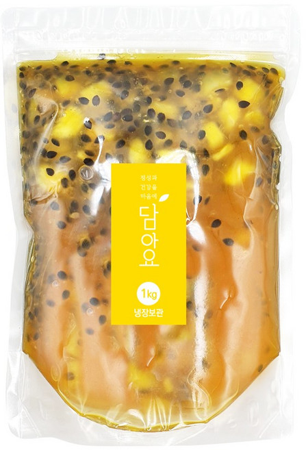 담아요 수제 파인패션후르츠청(정백당), 1개, 1개입, 1kg