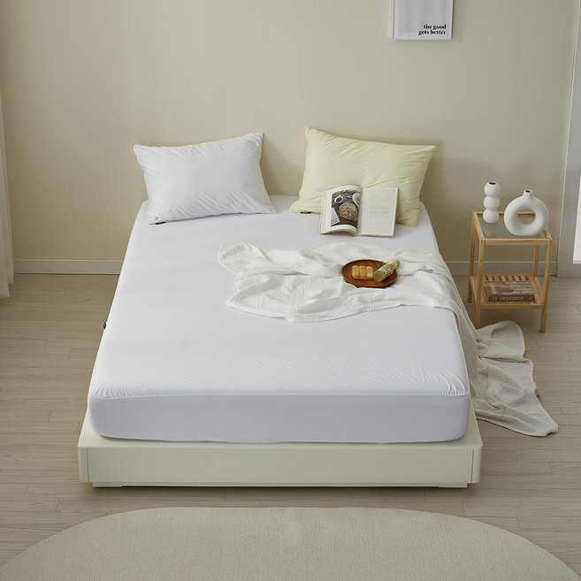 유앤아이 진드기차단 항균 저소음 호텔 방수 매트리스 커버