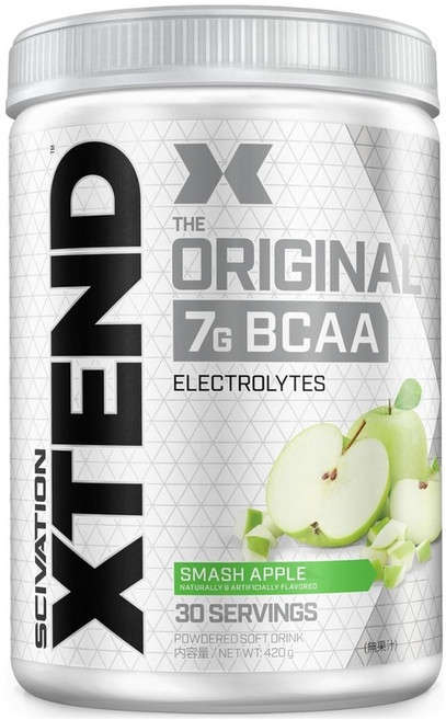사이베이션 엑스텐드 오리지널 BCAA 파우더 30회분 일본전용포뮬러, 애플 420g, 444g, 1개