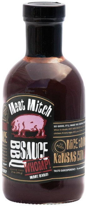 Meat Mitch WHOMP BBQ 소스 캔자스시티 고메 대회 소스, 1개