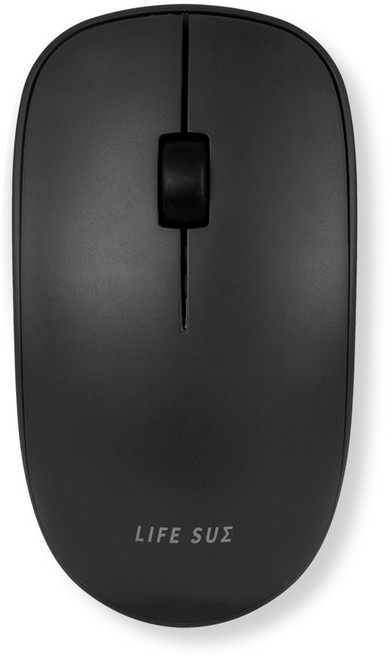 라이프썸 슬림 무소음 블루투스 마우스 (LFS-HA50) 동글 포함 3대기기 멀티페어링 인비저블 옵티컬 방식, 다크그레이