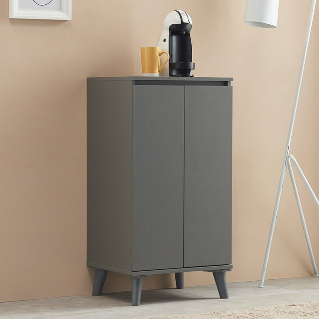 퍼니하우스 니즈 정수기다이 받침대 주방수납장 부엌 미니 원룸 사무실 수납장, 올그레이