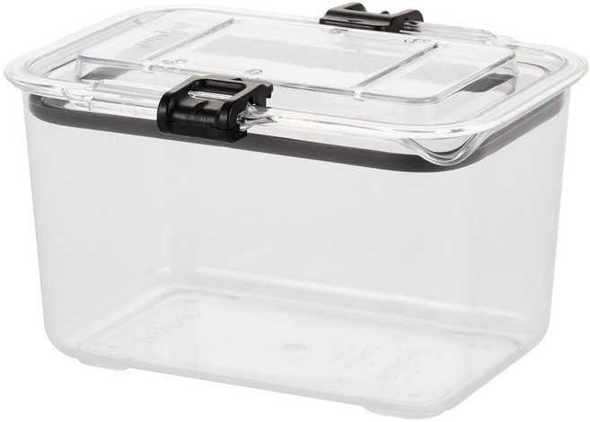 프리파라 래치락 6size 올 트라이탄 보관 밀폐용기 전자렌지 플라스틱 냉장 냉동 반찬통, 1개, 5호1850ml