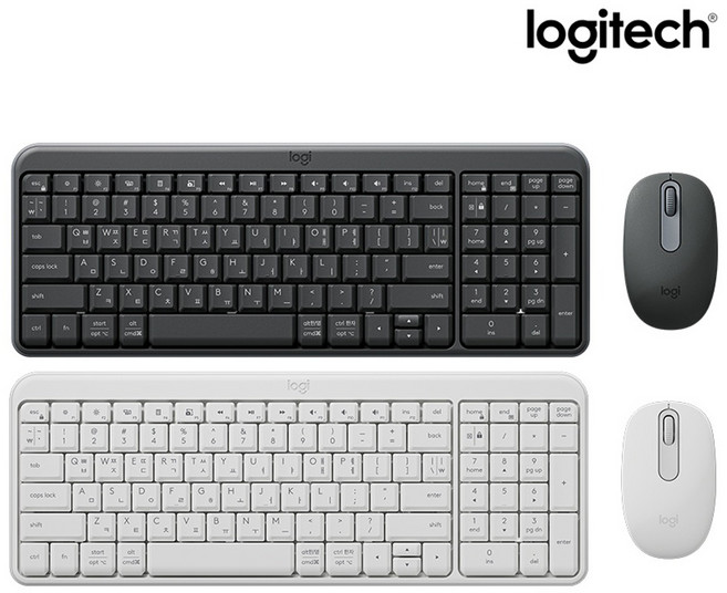 로지텍 코리아 MK250 블루투스 무선 키보드 마우스 콤보 세트 한글 자판 25년 7월 신모델, MK250 오프 화이트(화이트), MK250_BLUETOOTH_COMBO, 일반형