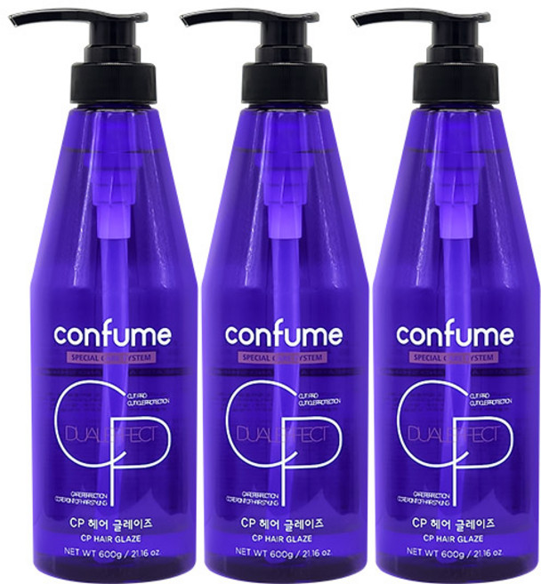 과일나라 컨퓸 헤어 글레이즈, 600ml, 3개