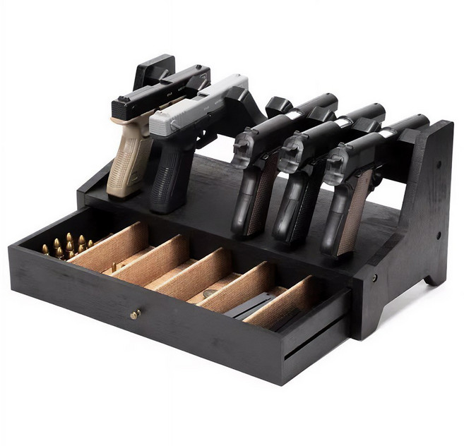 권총 거치대 비비탄 가스건 에어소프트건 핸드건 스탠드, 1개, CA87535