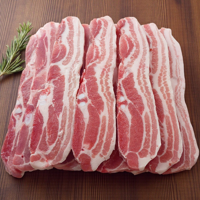 프리미엄 잡내없는 암돼지만 냉동 삼겹살 대용량 1.3cm, 1개, 2kg