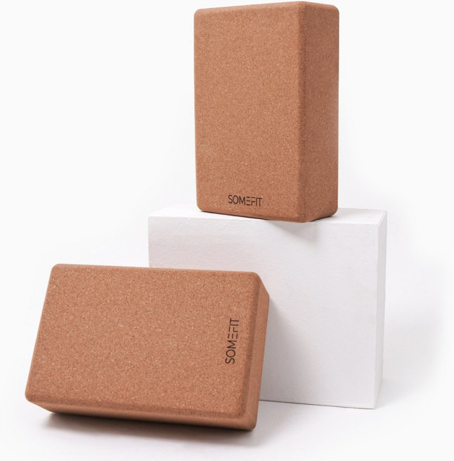 썸피트 코르크 요가블럭 하드, 700g, 1개