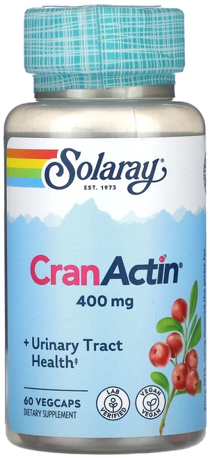 단백질 비타민 철분 마그내슘 칼슘 Solaray CranActin 400mg 베지 캡슐 60정 고루고루섭취해주세요, SolarayCranActin400mg베지캡슐60정, 1개 - 쿠팡