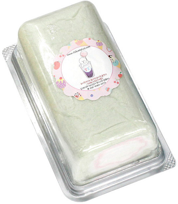 달콤플러스 썰어먹는솜사탕 달콤한 메론향 아이들간식 어린이집 유치원 생일선물 답례품, 1개, 80g