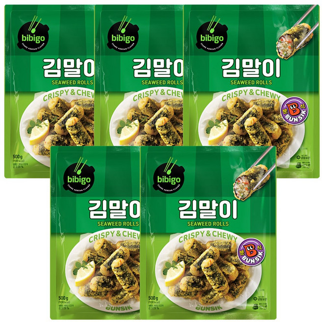 비비고 김말이, 5개, 500g
