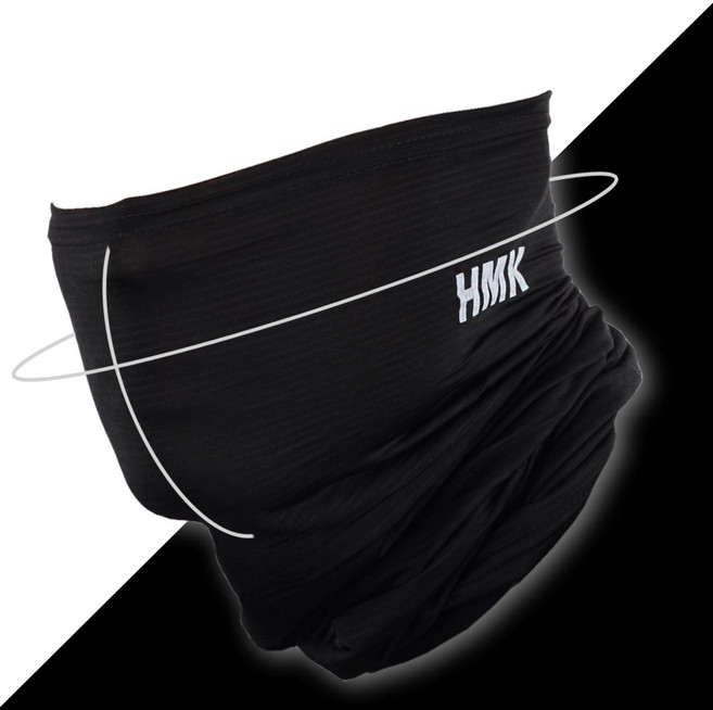 지원군몰 국산 쿨 멀티스카프 여름용 얼굴 자외선차단 쿨 넥워머, 스트라이프-블랙, 1개