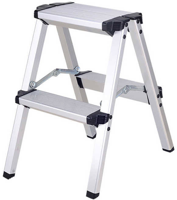 코끼리리빙 알루미늄 접이식 안전 사다리 가정용 우마 계단 작업 발판, 1개