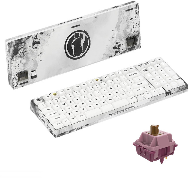 GATERON iG 98 3 Bluetooth 2.4G Windows Mac RGB PBT Mountain top Switch) 공동 브랜드 기계식, NONE