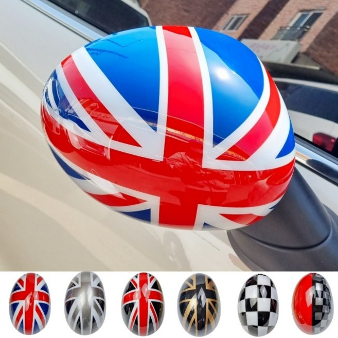 미니쿠퍼 사이드미러 커버 3세대 F시리즈, ~2019년형, 블랙잭, 1개