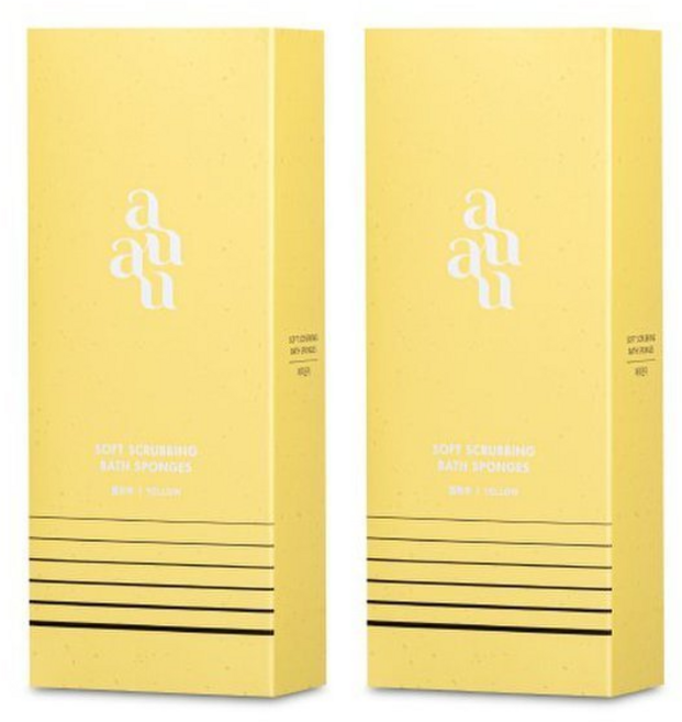아유아유 매직펀지, 노란색, 2개입, 1세트