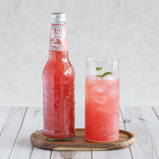 갈바니나 유기농 자몽 355ml 과일탄산 소다수 스파클링음료, 1개