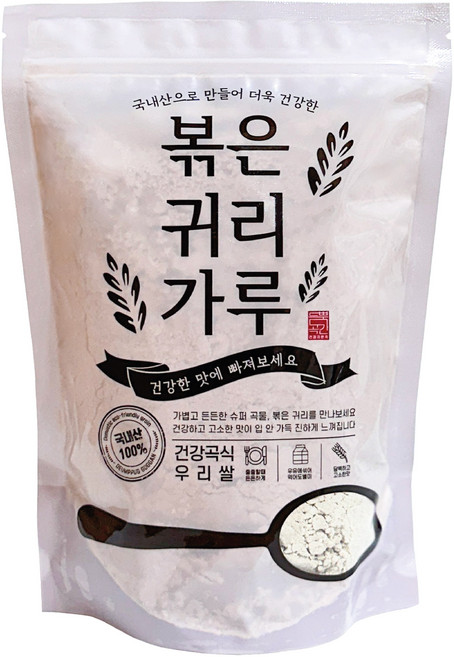 듬뿍곡간 볶은 귀리가루 ( 국내산 ) 직접기른 귀리 500g, 2개