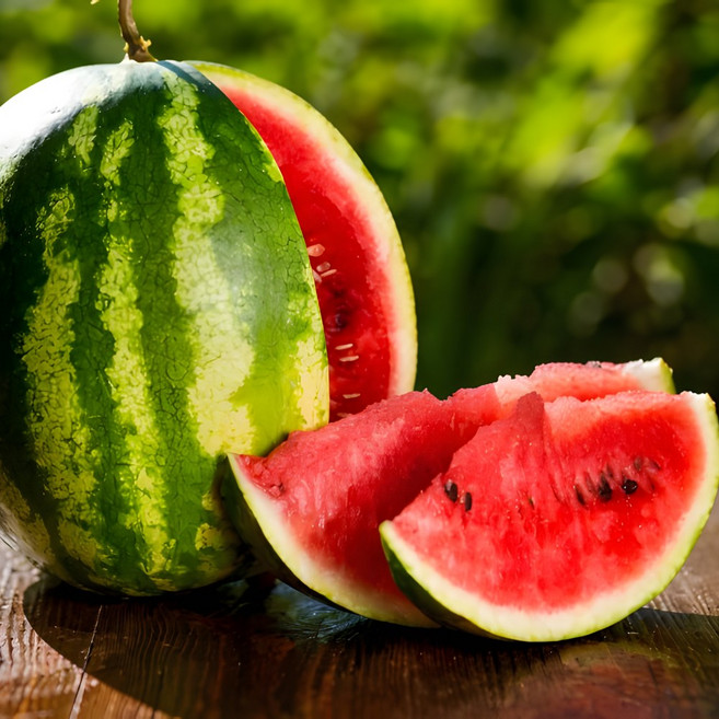 [마지막특가] 하루30박스한정 고당도 하우스 수박, 1박스, 6kg