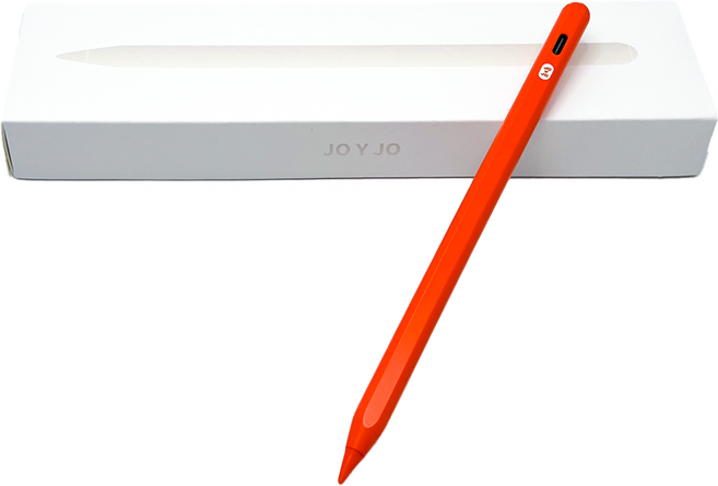 조이조 아이패드 펜슬 iPad 호환용 무선 C타입 충전 지원, 1개, 오렌지