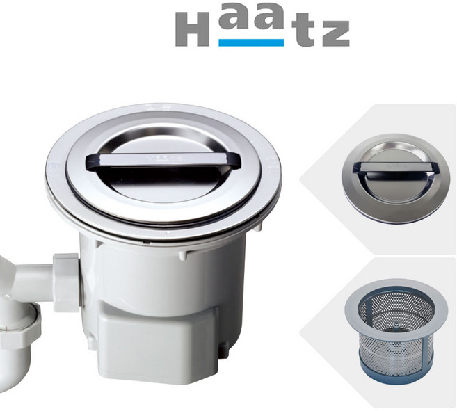 하츠 음식물탈수기 HFD-160STS 저소음 탈수배수구 스텐커버 스텐탈수망