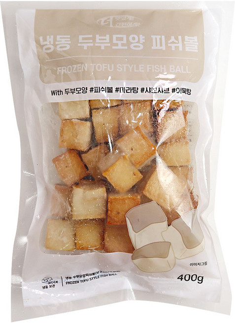 [대국맛짱] 더맛있게 간편하게 더두부완자 피쉬볼 어두부볼 [일요일/당일발송], 1개, 400g