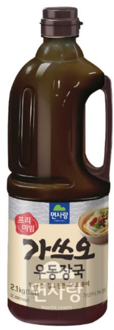 면사랑 프리미엄 가쓰오우동장국 2.1kg 실온 대용량 육수대용, 1개