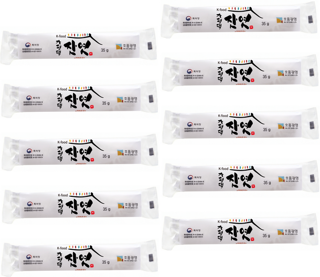 호품광명 가평댁잣엿 가락형, 35g, 10개