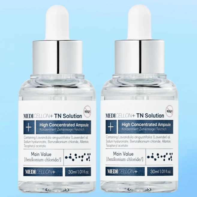 (1+1) 메디셀온 고농축 TN솔루션 발톱앰플, 2개, 30ml, 1개입 - 쿠팡