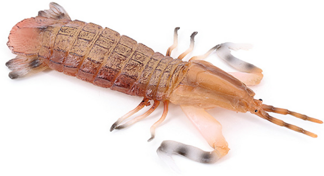 제트피규어 갯가재 피규어 장난감 바다 해양 동물 생물 모형, 1개