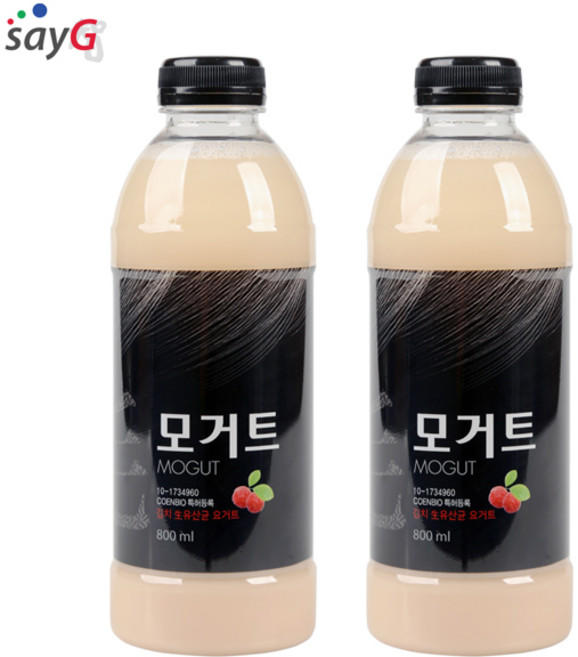 특허받은 김치 생유산균 모거트 싱글(900ml 2병), 2개, 900ml