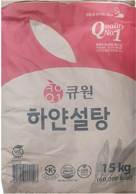 백설 백설탕 삼양 15k식자재 업소용 식재료 식당용 대용량 단체 급식용, 15kg, 1개
