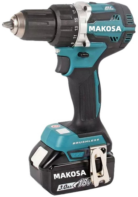 Makita DHP481 無刷衝擊電鑽+DTD173 無刷衝擊起子機 (兩電一充) 242 電錘電動工具, 1個, 481電鑽【裸機】