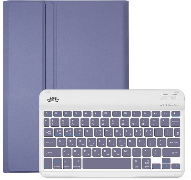 갤럭시탭 S4 10.5 호환 콤비 블루투스 키보드 케이스 t830/t835, 라벤더, 1개