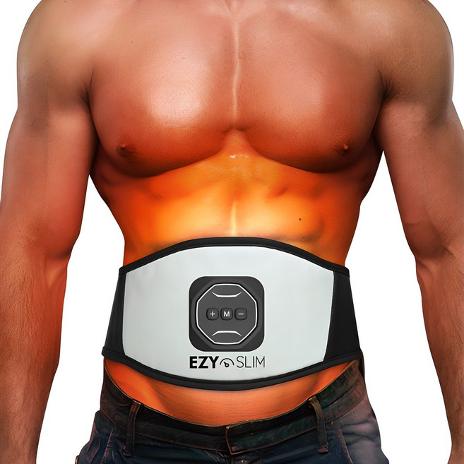 이지슬림 복근운동기구 풀세트 EMS 트레이닝 저주파운동 뱃살 하루15분 몸매관리, 화이트, LFK008