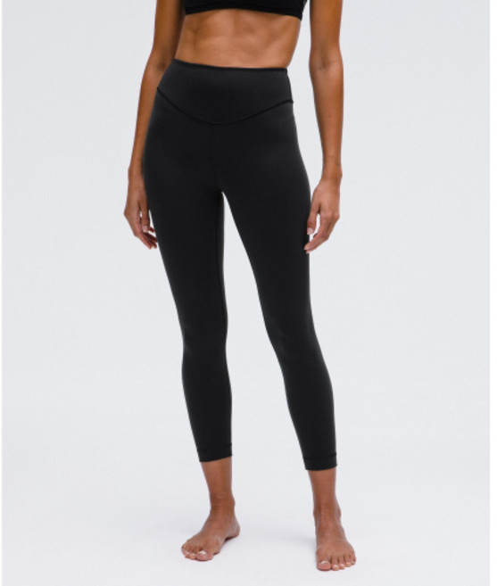 룰루레몬 LULULEMON 원더 언더 SmoothCover 하이라이즈 타이츠 25” BLK LW5FELS-0001 159069