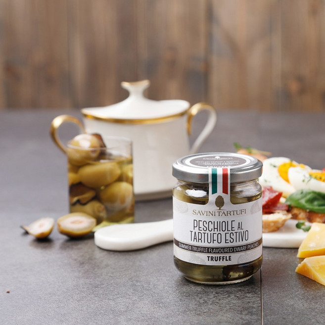 사비니타르투피 개복숭아 송로오일 절임, 175g, 1개