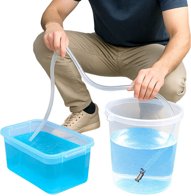 깔끔더하기 어항 사이펀 수조 물갈이 환수 청소도구, 1개