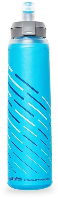 HydraPak UltraFlask 스피드 500ml - 접이식 소프트 플라스크 물병 하이드레이션 조끼 및 러닝 팩용 쉽게 열 수 있는 캡 포함 (500ml / 17온스), 500ml 속도 - 음료 빨대 없음, 1개