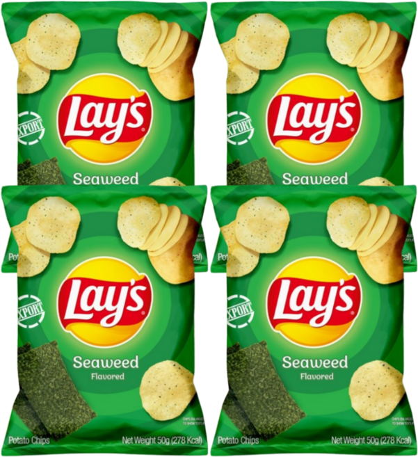 레이즈 씨위드 감자칩, 50g, 4개