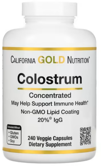 캘리포니아 골드 뉴트리션 초유 240캡슐 California Gold Nutrition, 1개, 240정
