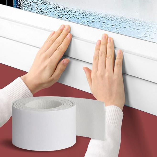 유리창 물흡수테이프2M 중 베란다창문 습기제거 결로 물흡수테잎 결로방지테이프 습기제거테이프 창문습기, 1개