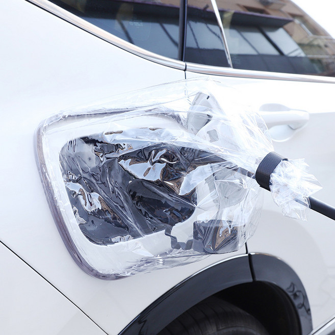 전기차 충전구 방수커버 자석 고정 충전포트 보호 커버 충전보호 용품, 투명